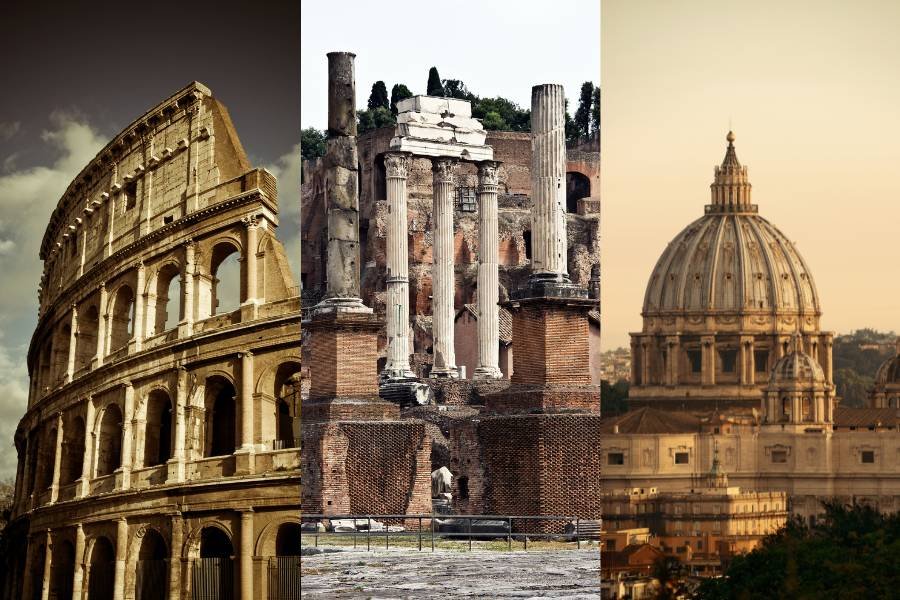 El Coliseo Foro Romano y Vaticano Italia