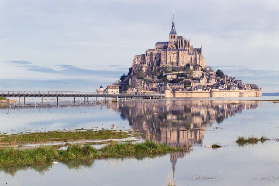 Mont Saint Michel en Normandia