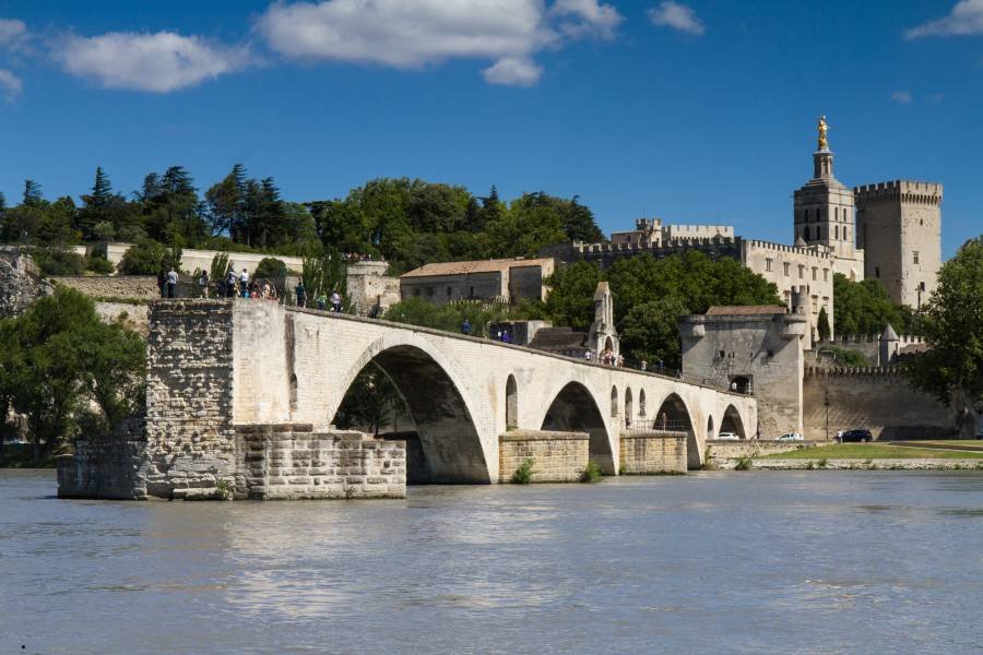 Puente Saint Benezet Avignon Francia