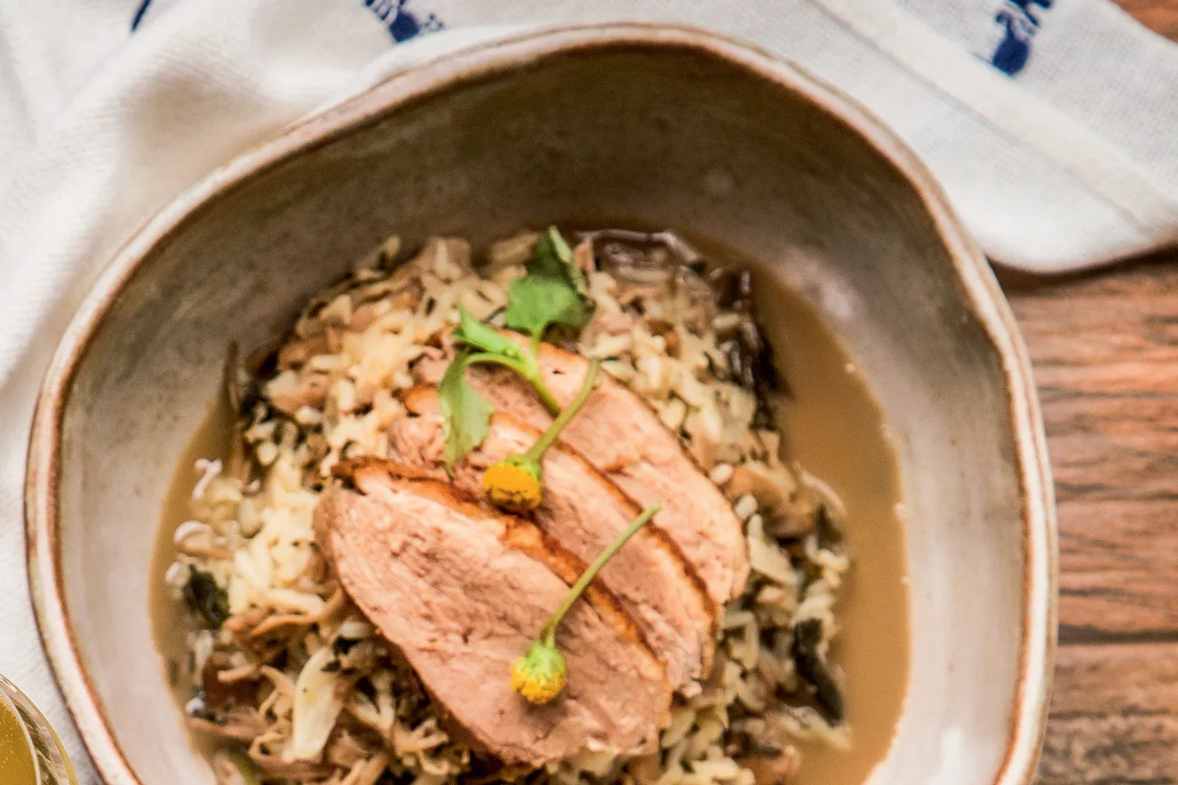 Arroz de pato con tucupi y jambu 1 arroz de pato con tucupi y jambu